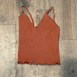 Free People Intimately Orange Top